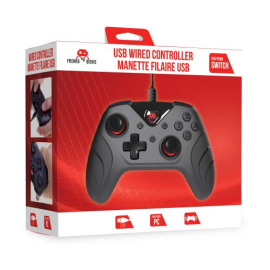 Black Wired Controller for Switch/PC with 3M Cable