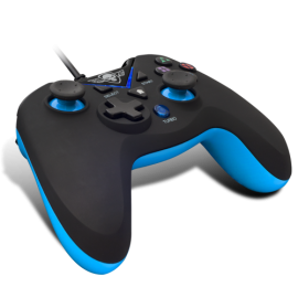 Wired XGP Controller - PS3 - PC - LED - Black and Blue