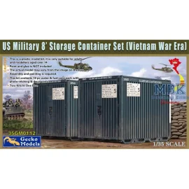 US Military 8' Storage Container Set (Vietnam War)