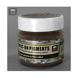 SPOT ON PIGMENTS NO.5A RED EARTH BROWN TONE FINE TEXTURE 