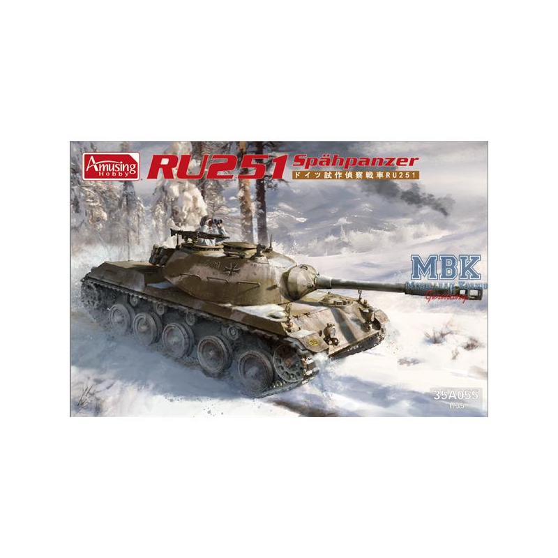 AMUSING HOBBY: 1/35; Spähpanzer Ru 251 Military model kit