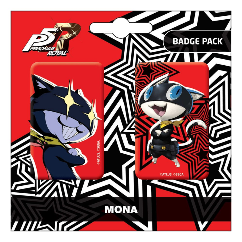 Persona 5 Royal pack 2 pins Mona / Morgana 