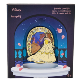Disney enamelled pin with 3D effect Belle (Beauty and the Beast) 8 cm 