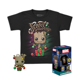 GUARDIANS OF THE GALAXY -Pocket POP -Holiday Groot +T-shirt (11-12 years) Pop figure 