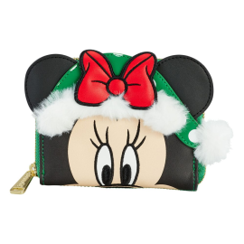 Disney by Loungefly Coin Purse Minnie Mouse Polka Dot Christmas heo Exclusive Wallet 