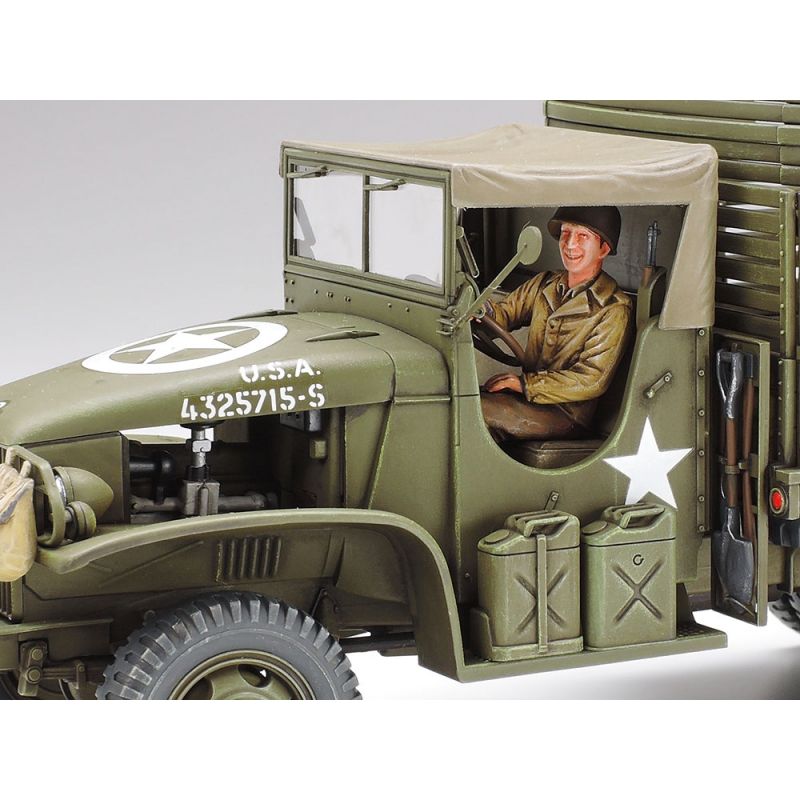 U.S. Type353 6x6 2.5ton truck with driver figure and decals for 4 vehicles