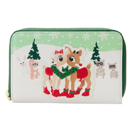 Rudolph, the little red-nosed reindeer by Loungefly Rudolph Merry Couple coin purse Wallet 