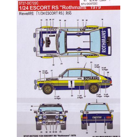 FORD ESCORT RS ROTHMANS 1979 Decal 