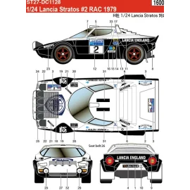 LANCIA STRATOS RAC Decal 