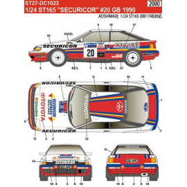 TOYOTA CELICA ST165 SECURICOR Decal 