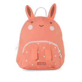 ML Baby Eco: BUNNY BACKPACK 25x29x5cm, pink, insulated, rPET Bag 