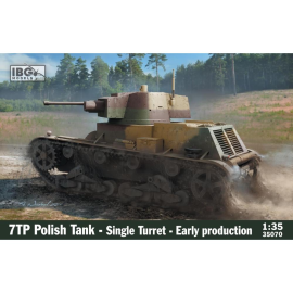 IBG MODELS: 1/35; 7TP Polish Tank - Single Turret - Early Production Model kit 