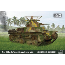 IBG MODELS: 1/72; Type 95 Ha-Go Japanese Tank with short wave radio Model kit 
