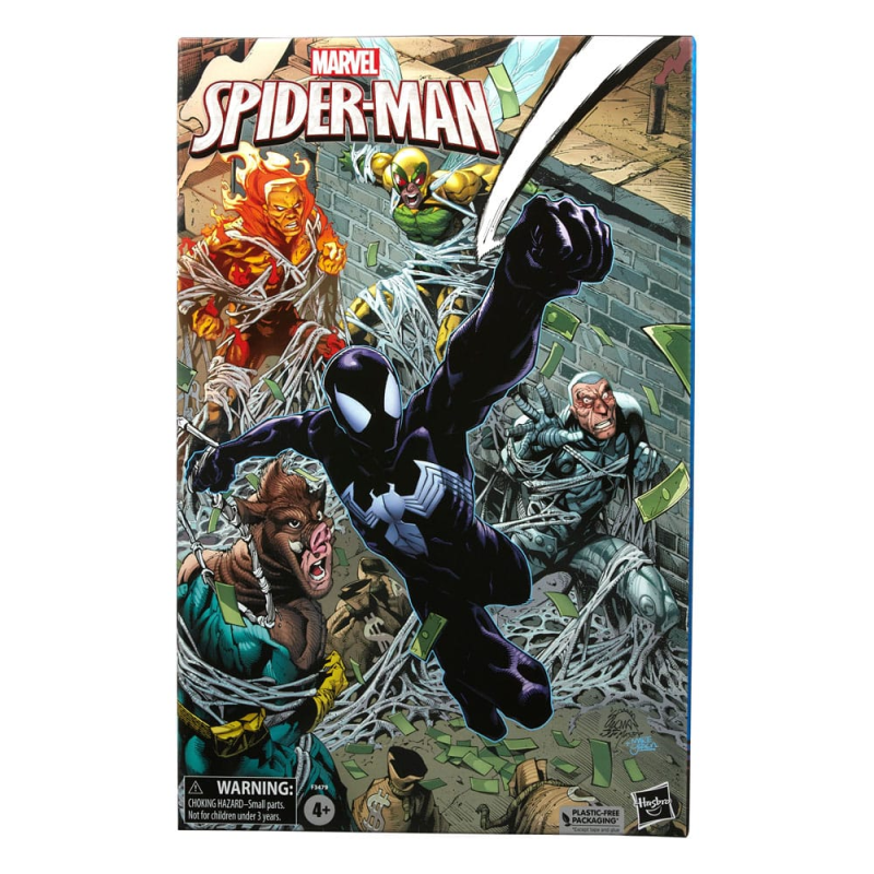 Spider-Man Marvel Legends pack 5 figures Spider-Man, Silvermane, Human Fly, Molten Man, Razorback 15 cm