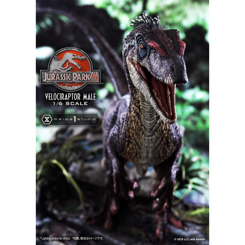 Jurassic Park III statuette Legacy Museum Collection 1/6 Velociraptor Male Bonus Version 40 cm Statue