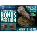 Jurassic Park III statuette Legacy Museum Collection 1/6 Velociraptor Male Bonus Version 40 cm Prime 1 Studio