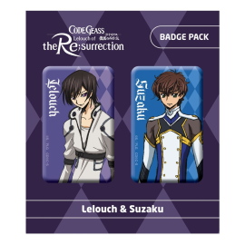 Code Geass Lelouch of the Re:surrection pack 2 pins Lelouch & Suzaku 