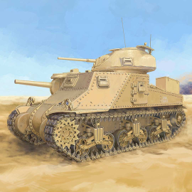 Plastic model of M3 Grant Medium Tank 1:35 Model kit 