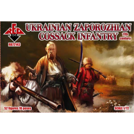 Ukrainian Zaporozhian Cossacks infantry. 17th century Figure 