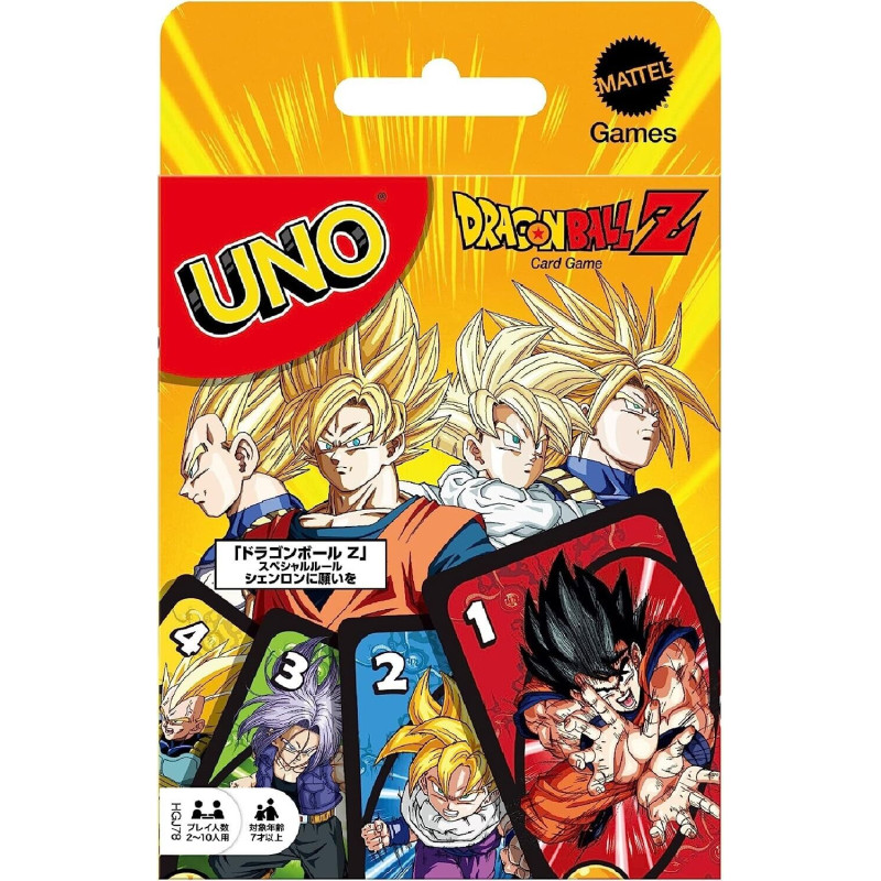 Dragon Ball Z UNO Card Game