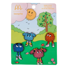 McDonalds by Loungefly Pin set 4 enamelled pins Fry Gang 3 cm 