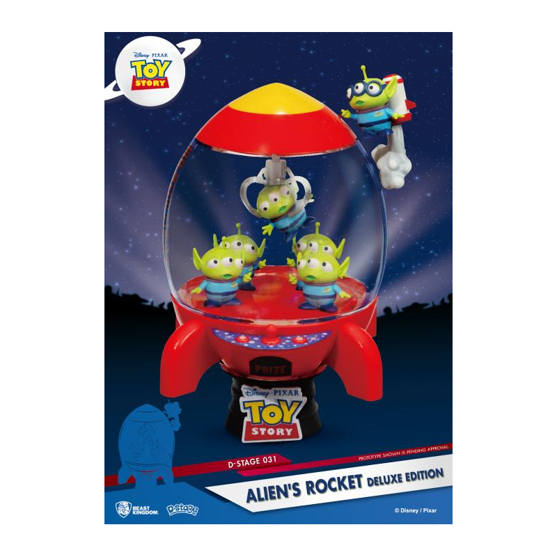 TOY STORY - Alien's Rocket "Deluxe Edition" - Diorama D-Stage 15cm Figurine 
