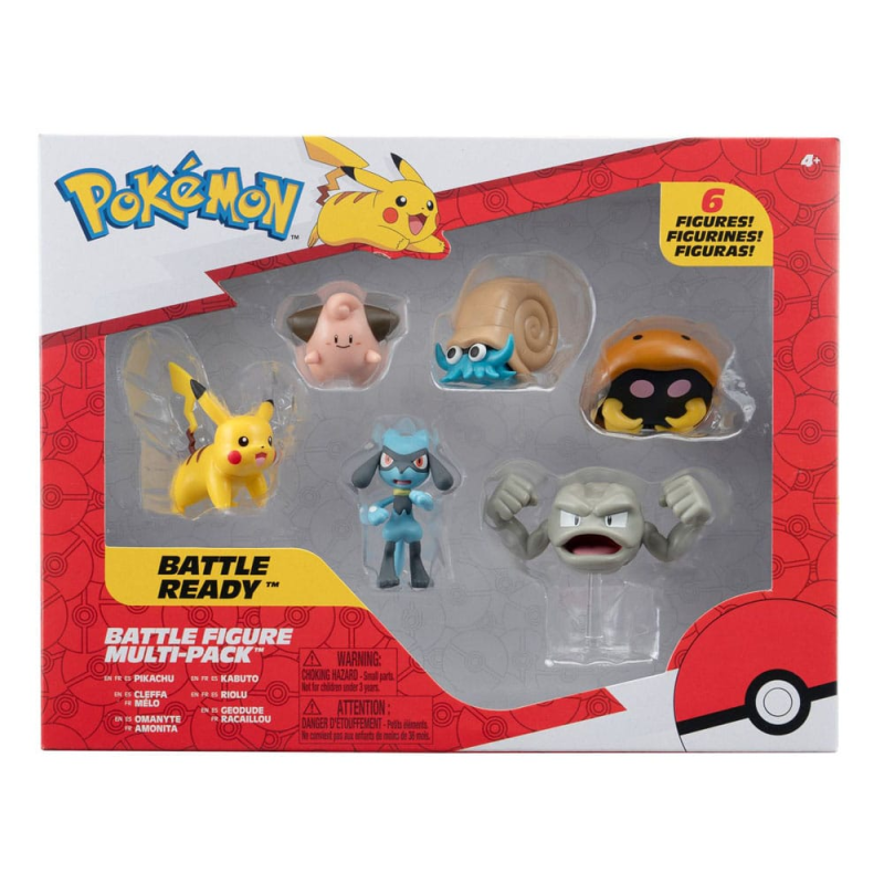 Pokémon pack 6 figurines Battle Figure Set 7 Figure