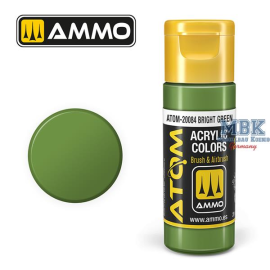 ATOM COLOR Bright Green Paint 