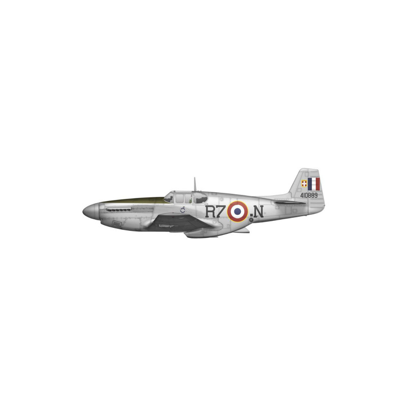 Plastic model of F-6C Mustang aircraft 1:72 Airplane model kit