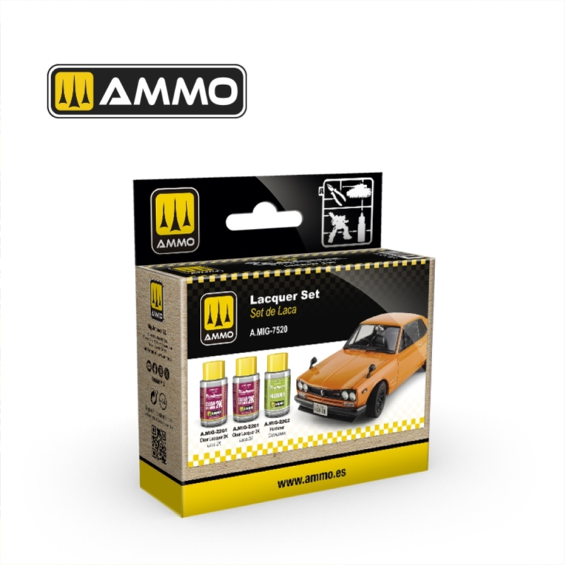 AMMO of MIG: Cobra Motor Lacquer Set 