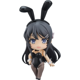 Rascal Does Not Dream of Bunny Girl Senpai Nendoroid figure Mai Sakurajima: Bunny Girl Ver. 10cm Figurine 
