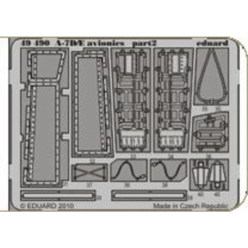 Vought A-7D Corsair/ Vought A-7E Corsair avionics (designed to be used with model kits from Hobby Boss)