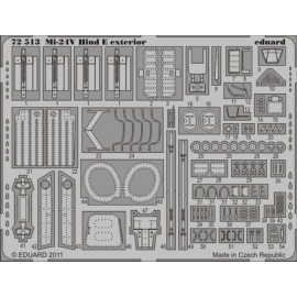 Mil Mi-24V Hind E exterior (designed to be used with model kits from Zvezda)