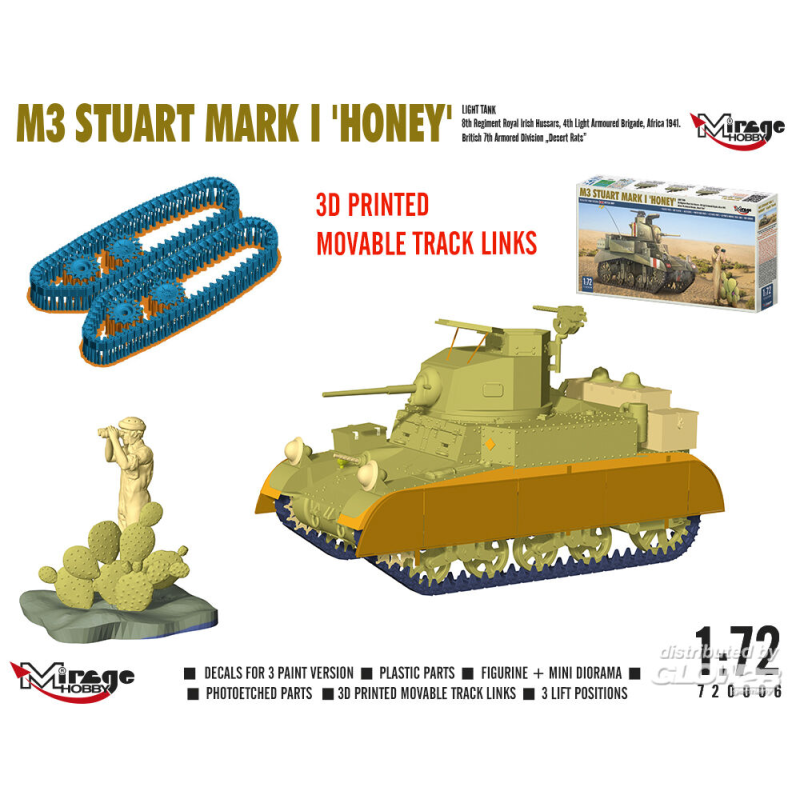 M3 STUART Mk I ´HONEY´ light tank
