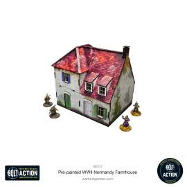 Pre-painted WWII Normandy Farmhouse 