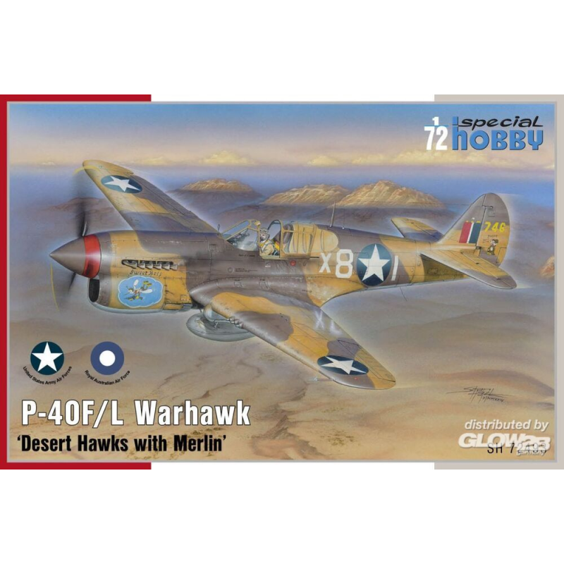 P-40F/L Warhawk 'Desert Hawks with Merlin' Model kit 