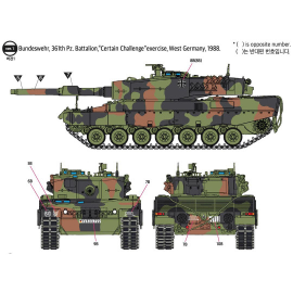 Plastic model of German Army Leopard 2A4 tank 1:72 Model kit 