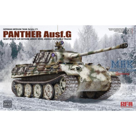 Panther Ausf. G w/night sights & air defense armor Model kit 