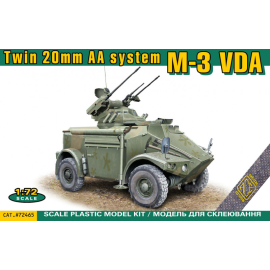 M-3 VDA Twin 20mm AA system Model kit 