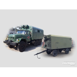 ZiL-131, Truck with trailer Armed Forces of Ukraine Model kit 