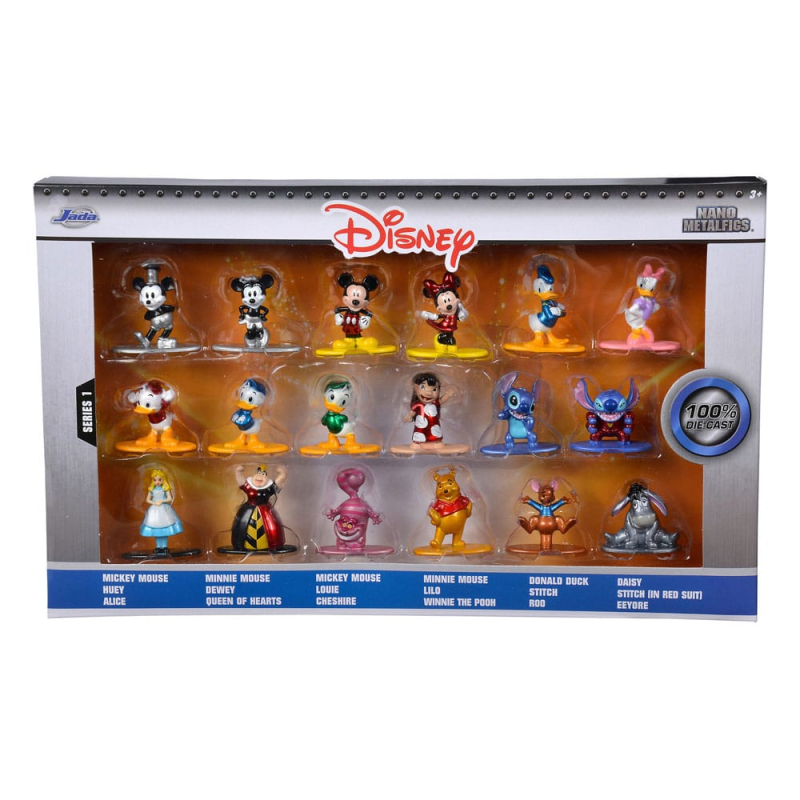 Disney pack 18 Diecast Nano Metalfigs Wave 1 figures 4 cm Jada Toys
