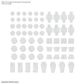 GUNDAM - Customize Material (Decoration Parts 1 White) - Model Kit 