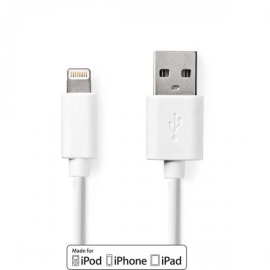 iPhone Lightning Cable 1M - 2A - White - (BULK) 