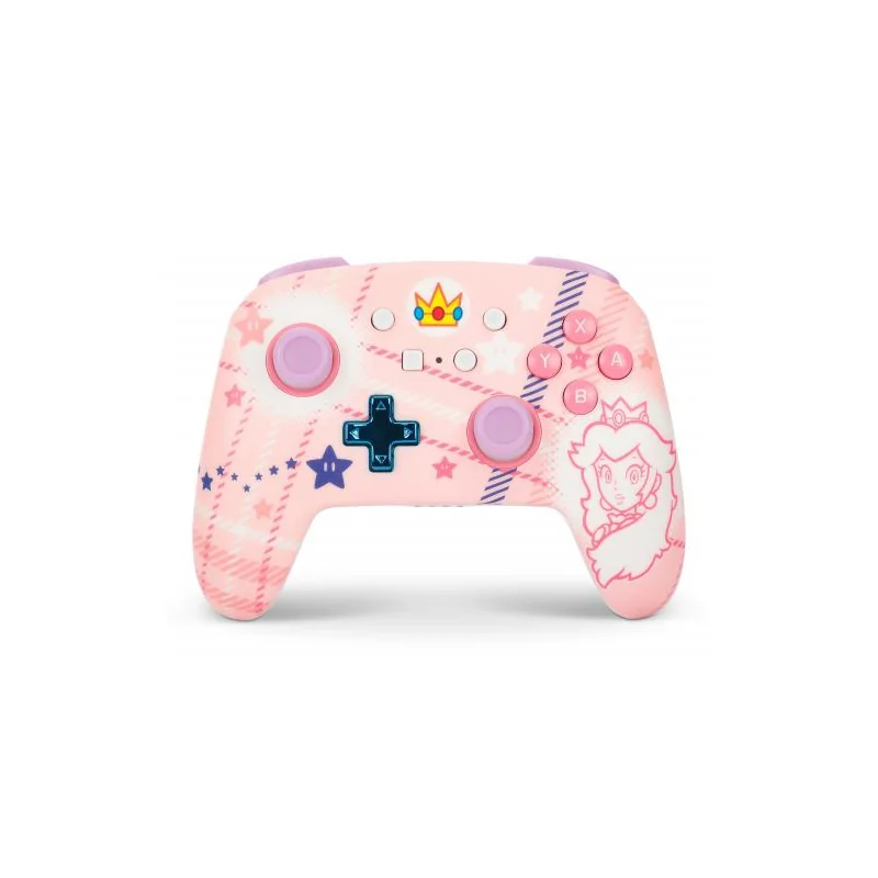 Switch Enhanced Wireless Controller - Princess Peach Plaid 