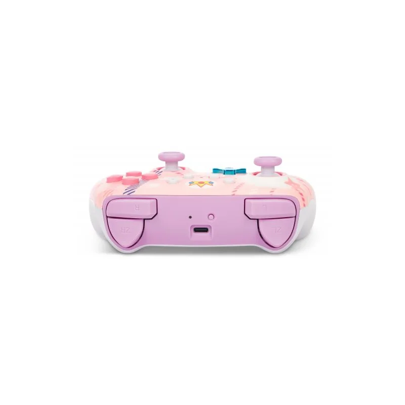 Switch Enhanced Wireless Controller - Princess Peach Plaid Power-A