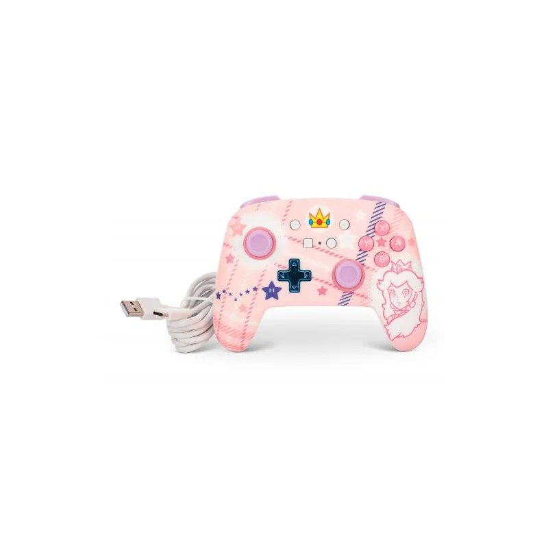 299080p Switch Enhanced Wireless Controller - Princess Peach Plaid