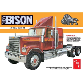 AMT: 1:25 Chevrolet Bison Conventional Tractor Model kit 