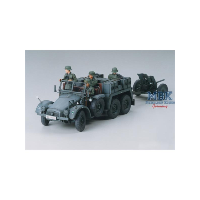 Krupp Protze 1 ton (6 x 6) towing truck with 37mm Pak