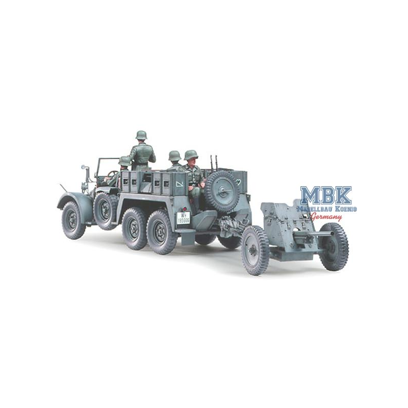 Krupp Protze 1 ton (6 x 6) towing truck with 37mm Pak