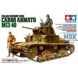 Italian Carro Armato M13/40 Medium Tank with 2 figures